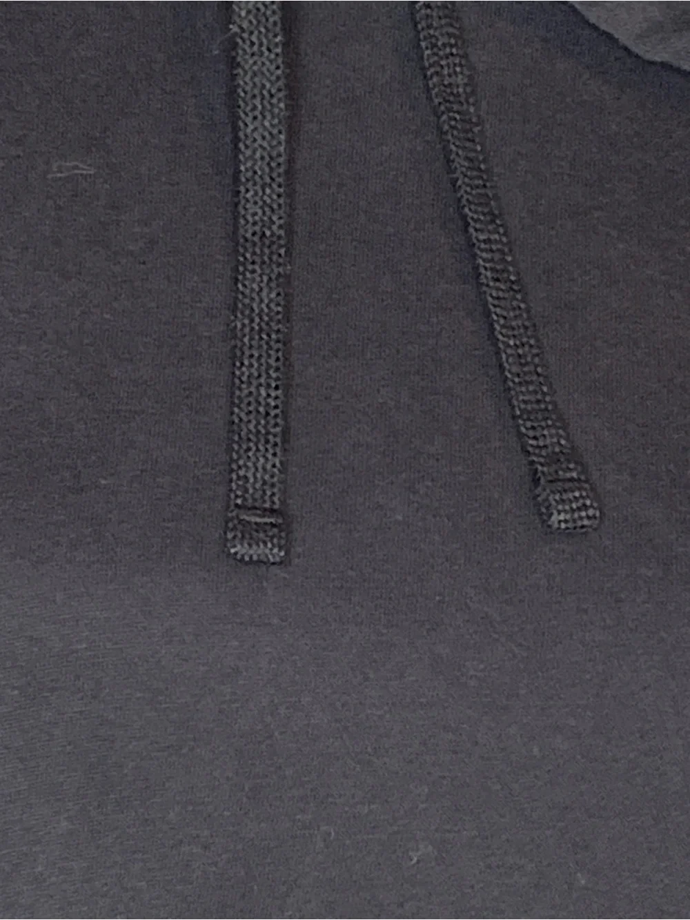 Nike Long Sleeve Drawstring Black Hoodie with Kangaroo Pocket
